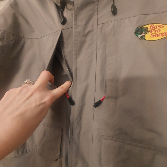 Bass Pro Men's HPR Bone Dry Rain Jacket - Picture 3 of 13